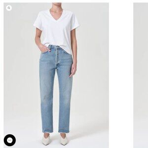 Agolde 90's Pinch Waist High Rise Straight In Harmonic